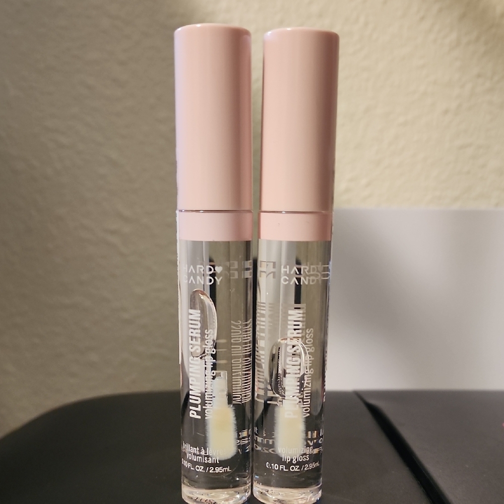 Hard Candy Plumping Serum Volumizing Lip Gloss It Girl 0.10oz Set OF 2